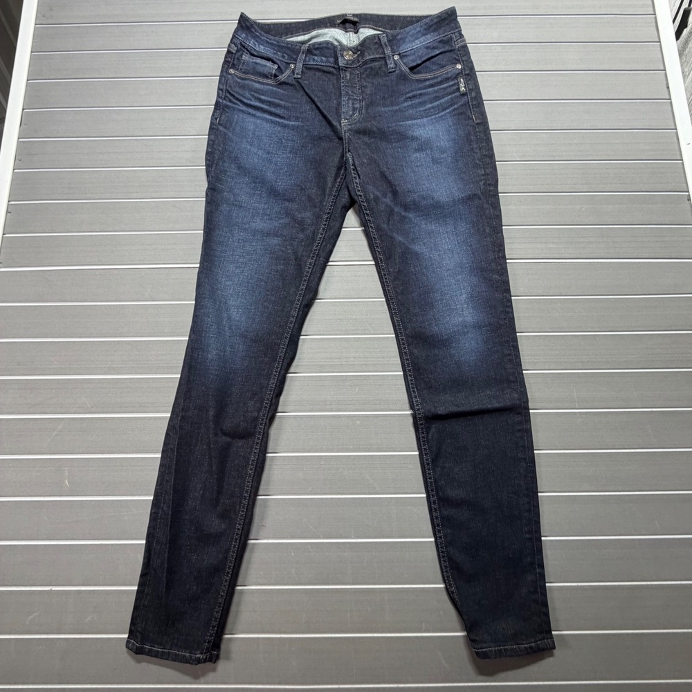 Silver Jeans Elyse Skinny Indigo Blue Stretch Denim W30 L31